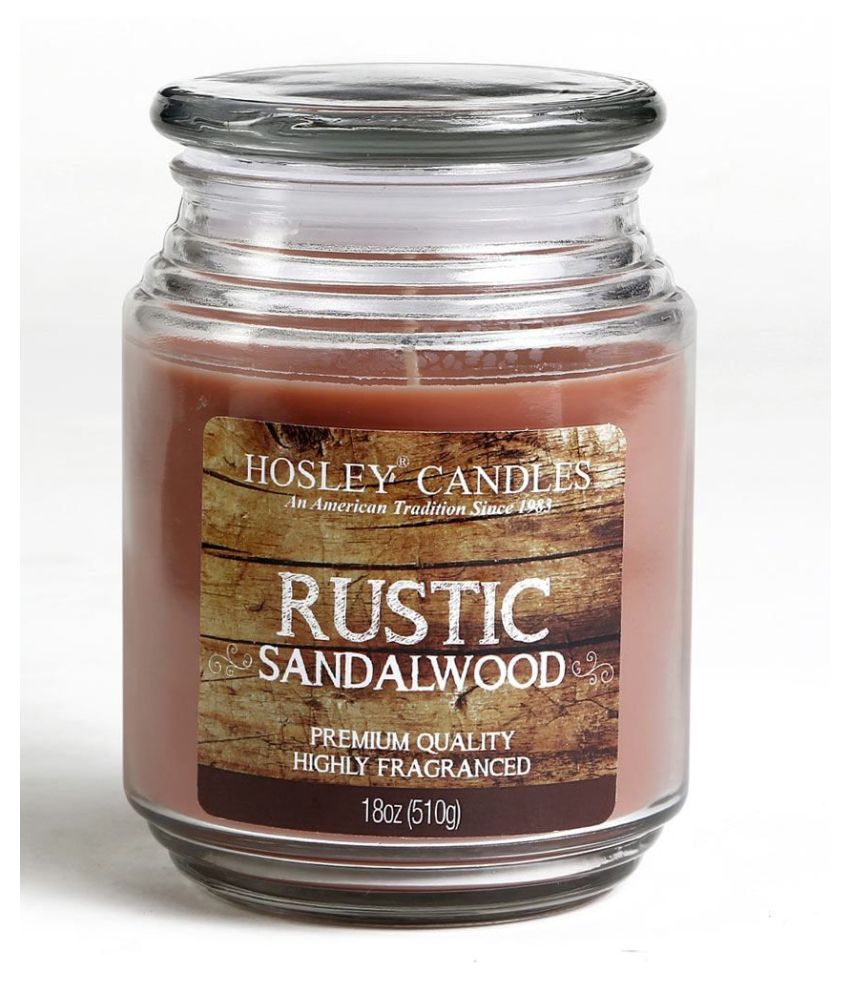     			Hosley Brown Jar Candle - Pack of 1