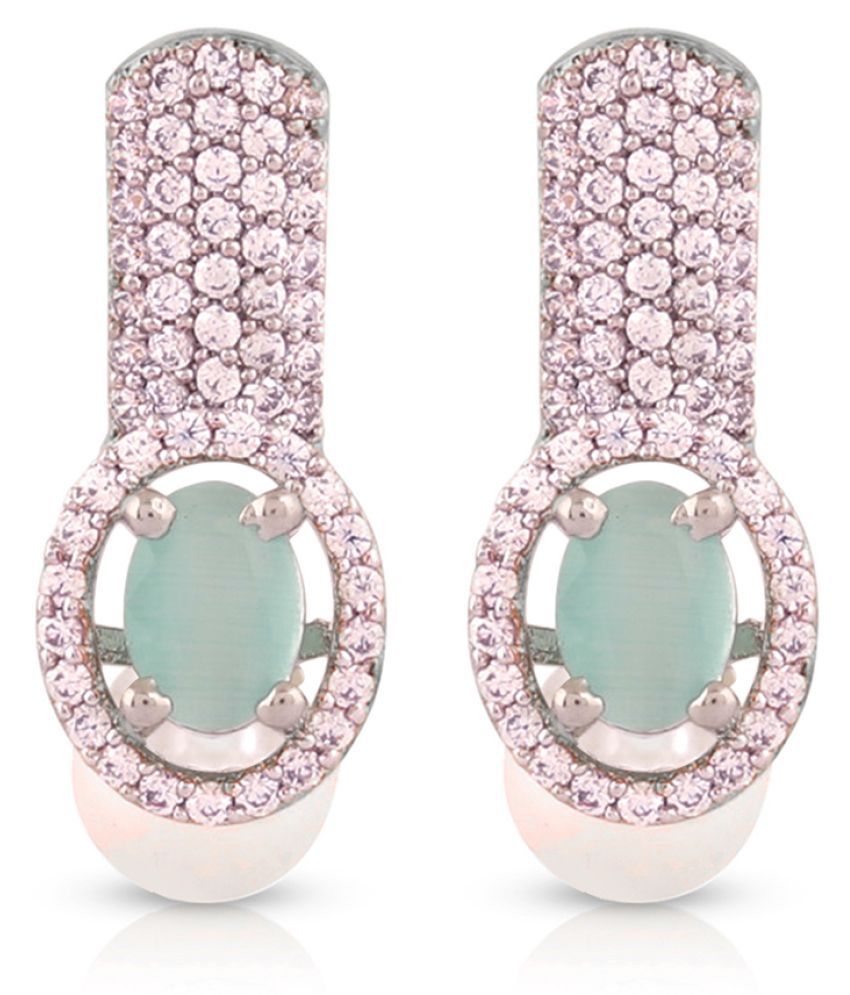 MUCHMORE Latest Stylish Pearl American Diamond Earrings Tops For  DailyParty use  Buy MUCHMORE Latest Stylish Pearl American Diamond  Earrings Tops For DailyParty use Online at Best Prices in India on Snapdeal