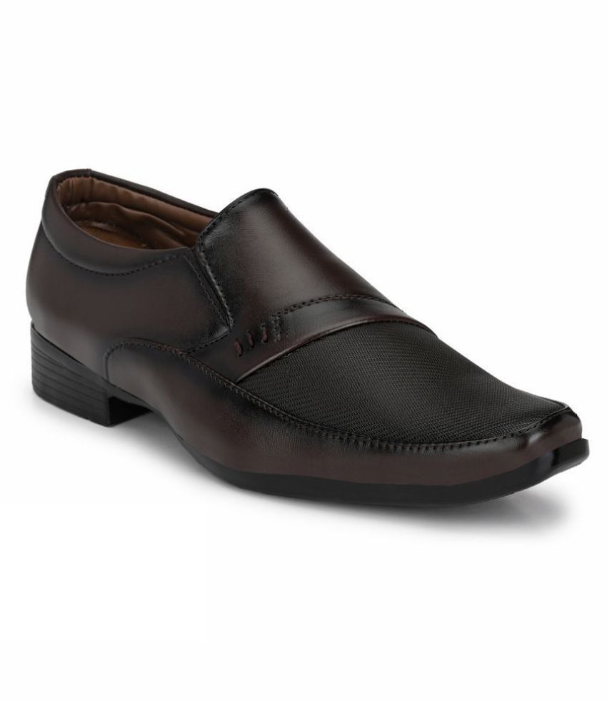     			Sir Corbett - Brown Men's Slip On Formal Shoes