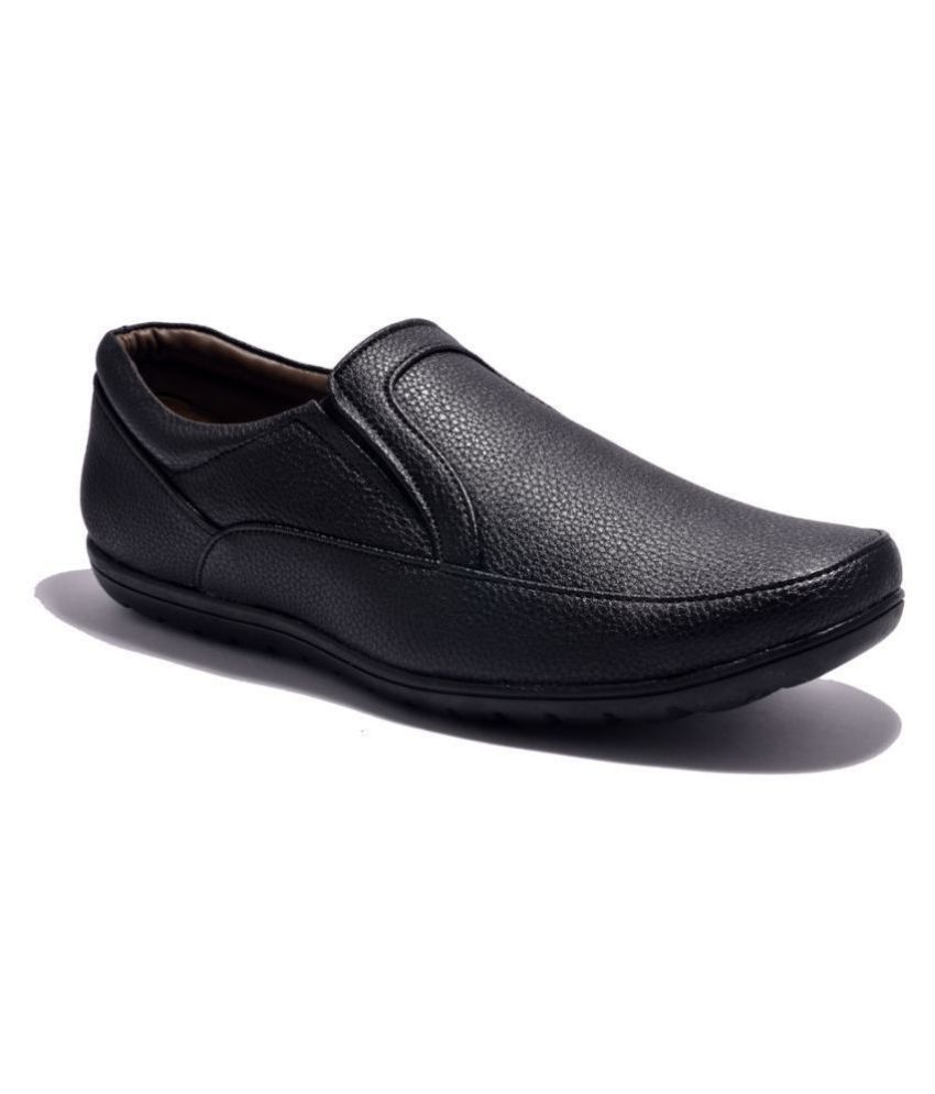     			Sir Corbett Slip On Non-Leather Black Formal Shoes