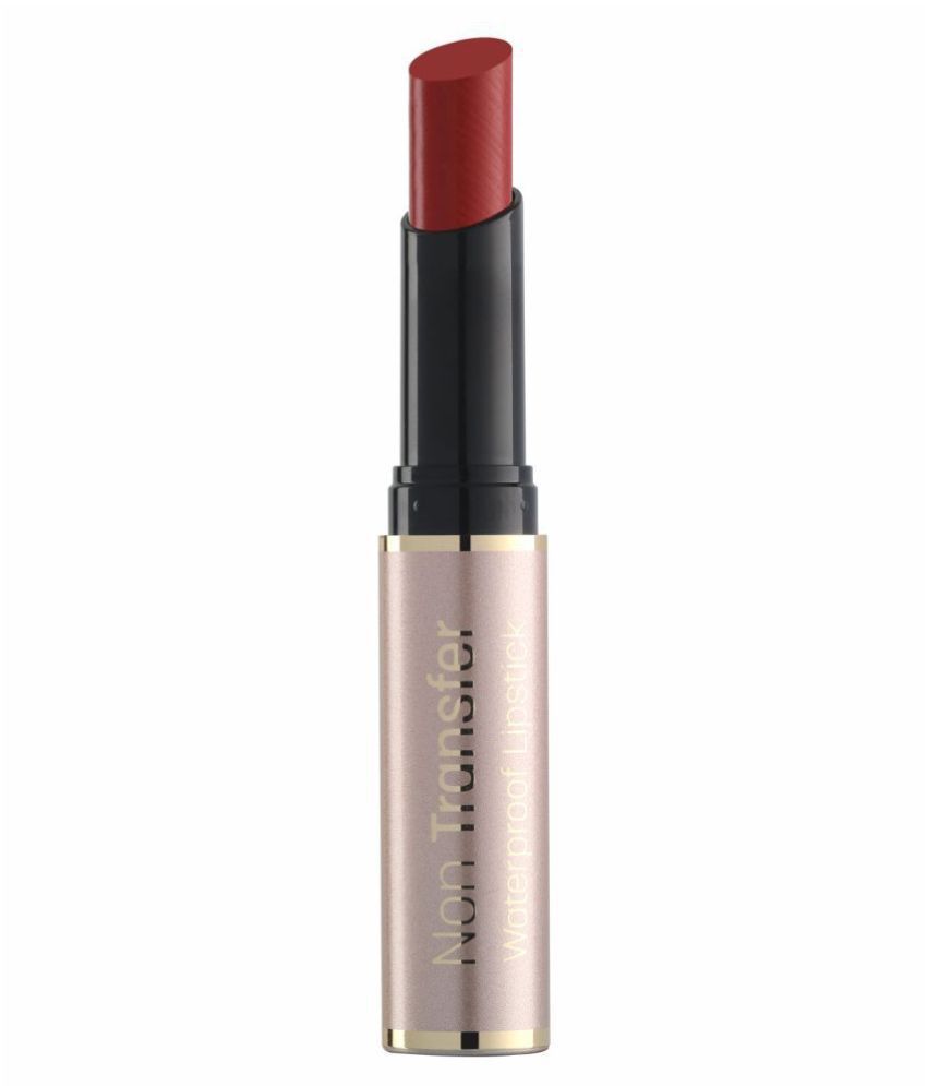     			Swiss Beauty Non Transfer Lipstick (Russian Red), 3gm