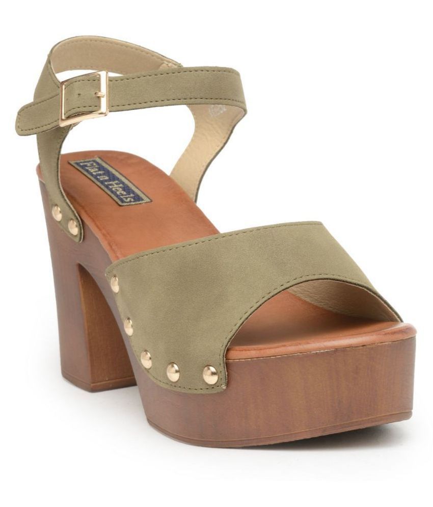 flat block heels