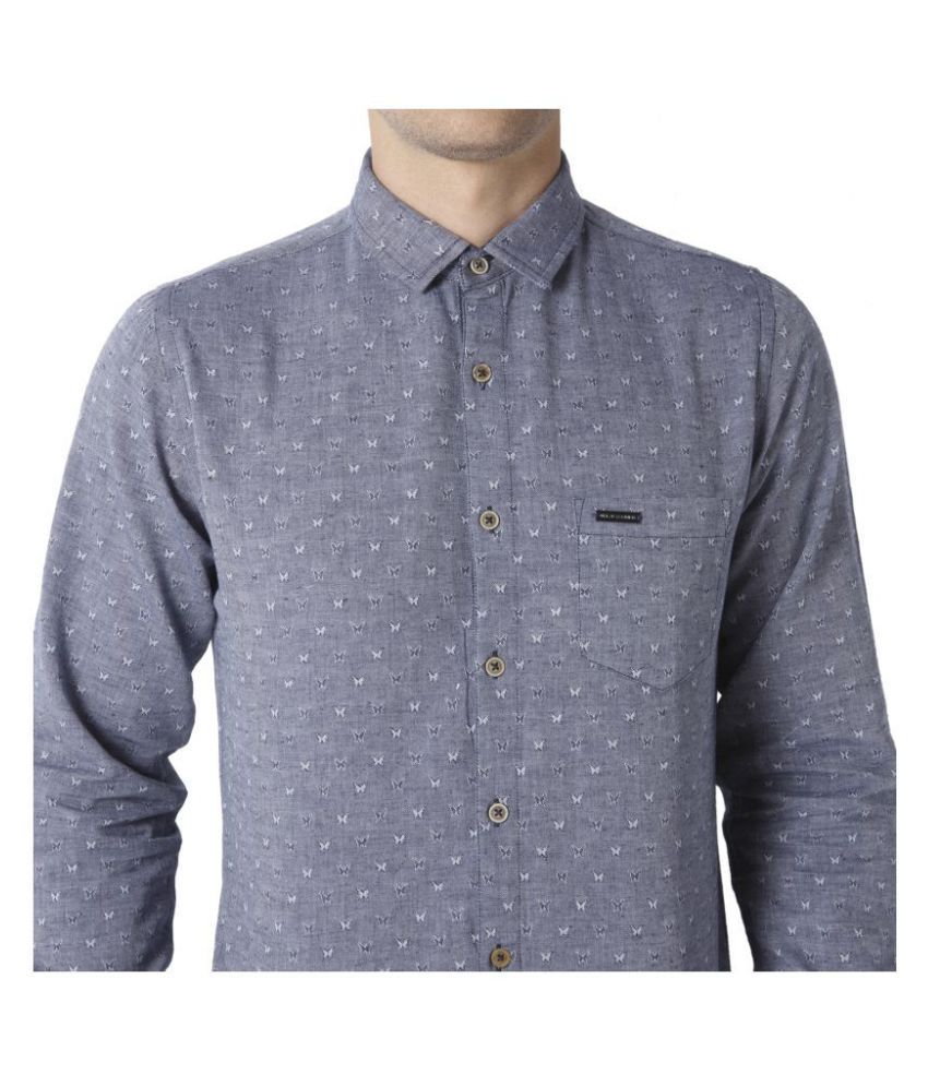 URBAN SCOTTISH Linen Grey Shirt Buy URBAN SCOTTISH Linen Grey Shirt