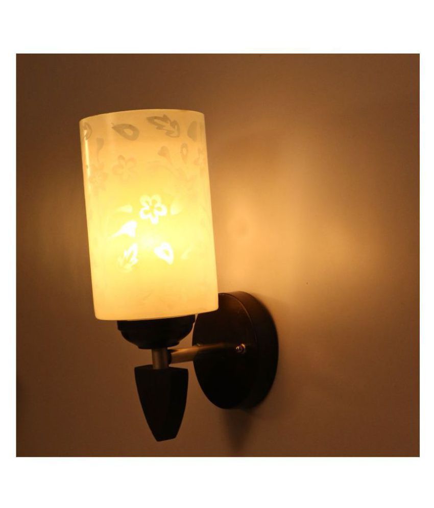     			Somil Decorative Wall Lamp Light Glass Wall Light White - Pack of 1