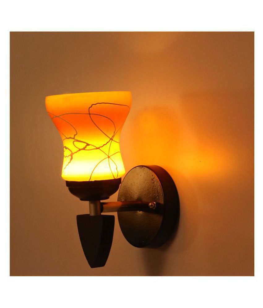     			Somil Decorative Wall Lamp Light Glass Wall Light Red - Pack of 1
