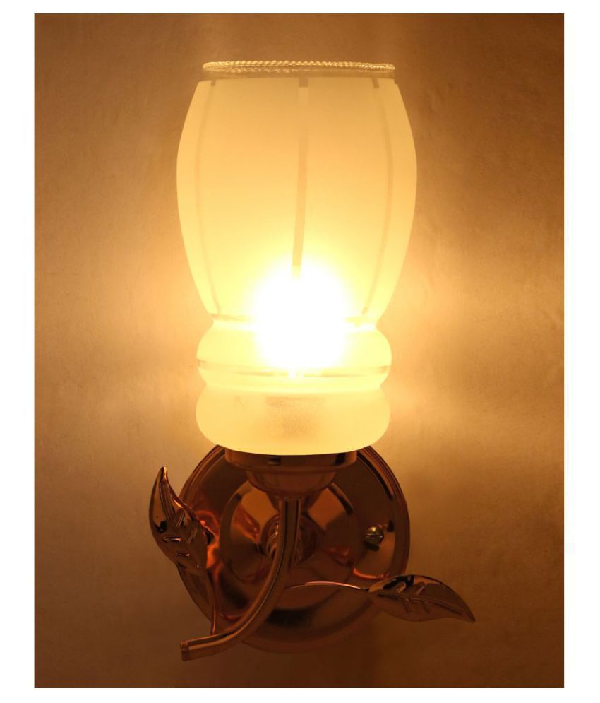     			Somil Decorative Wall Lamp Light Glass Wall Light Gold - Pack of 1