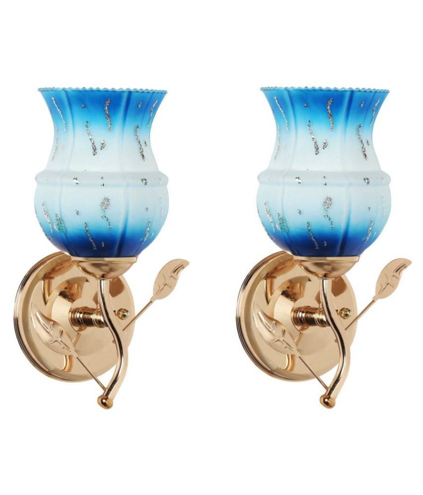     			Somil Decorative Wall Lamp Light Glass Wall Light Multi - Pack of 2