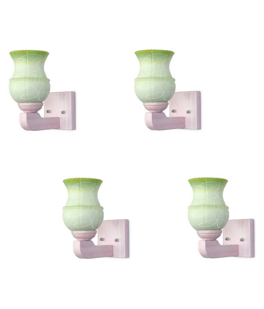     			Somil Decorative Wall Lamp Light Glass Wall Light Multi - Pack of 4