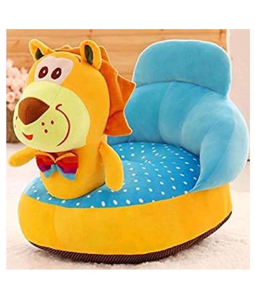 N B Home Kids Sofa Seat Velvet Cloth Stuff Filled with Soft Fiber for 0