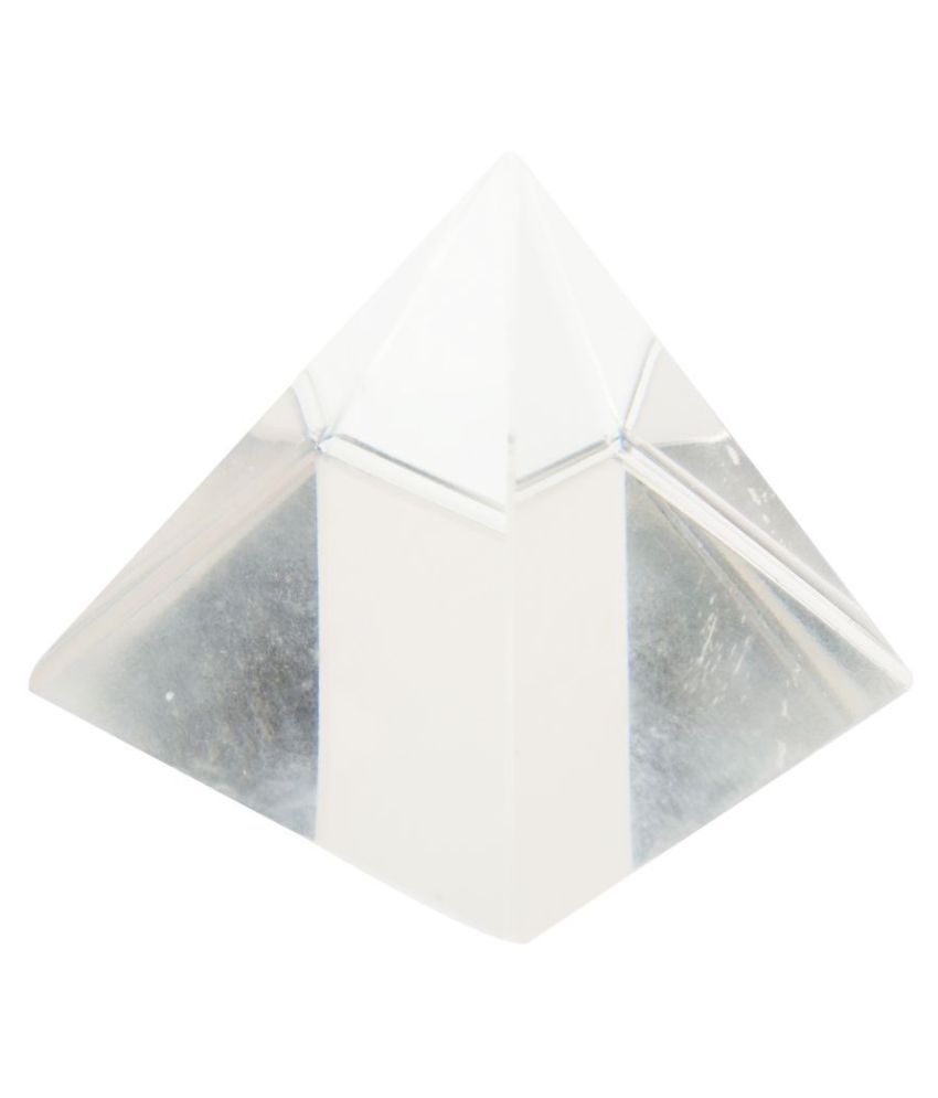     			Kesar Zems Glass Pyramid (4 cm x 4 cm x 4 cm, Clear)