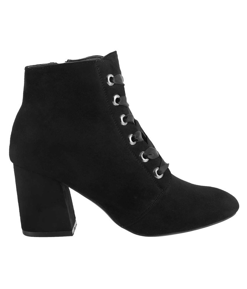 black block heels 2 inch