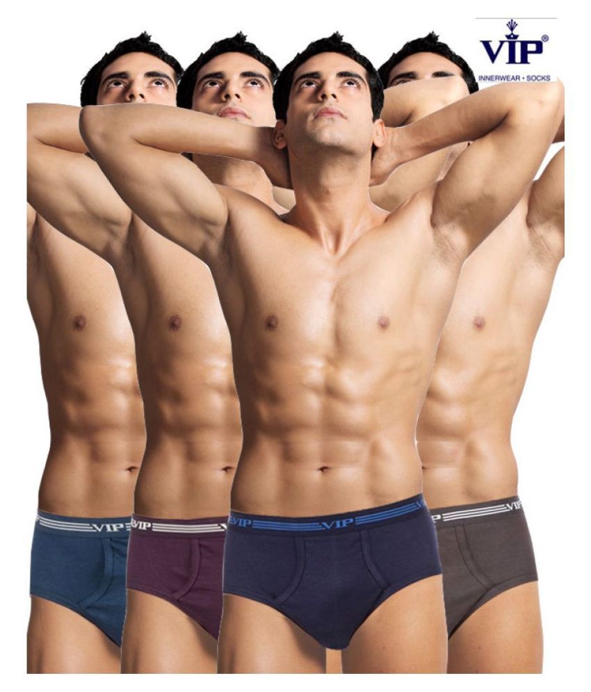     			VIP Multi Brief Pack of 4