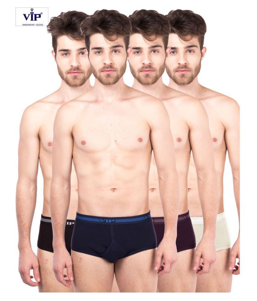     			VIP Multi Brief Pack of 4