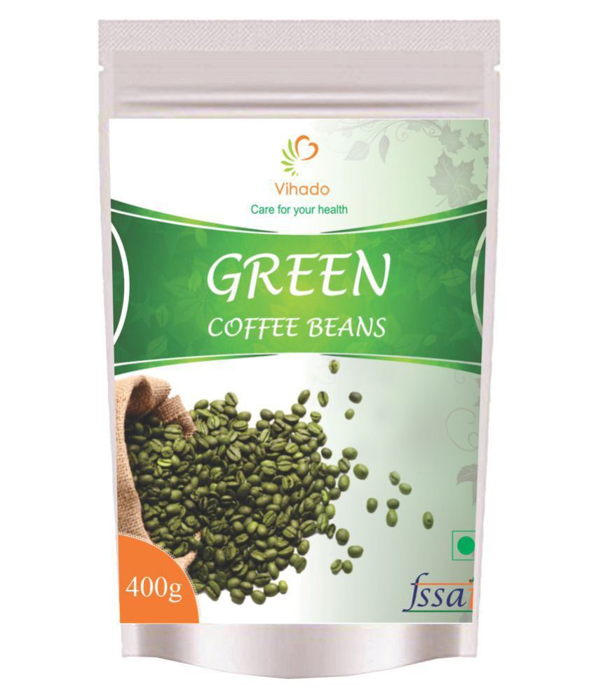 Vihado Green Coffee Beans for Weight Loss 400 gm Unflavoured Single