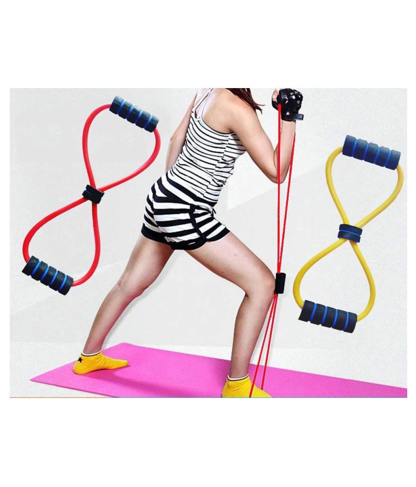 Muscle Chest Expander Resistance Rope Workout Pulling