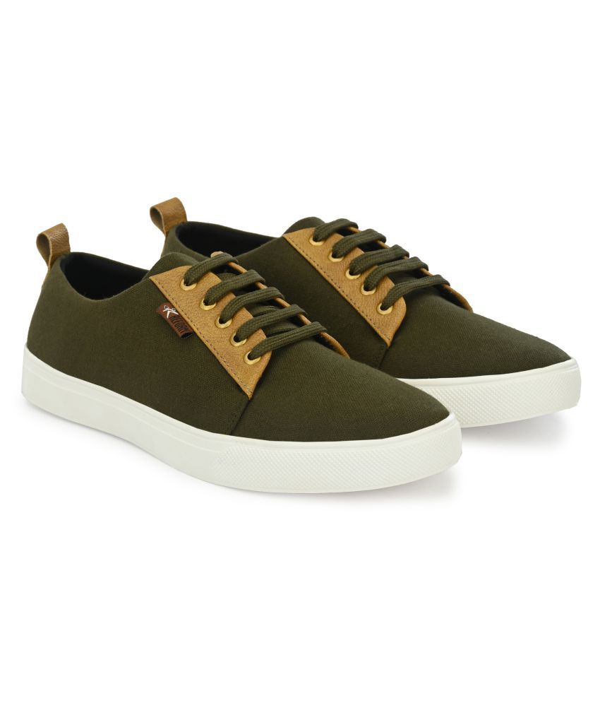 dark olive sneakers