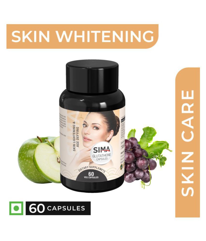 Ae Naturals Sima Glutathione Skin Whitening Capsules 60 Caps 