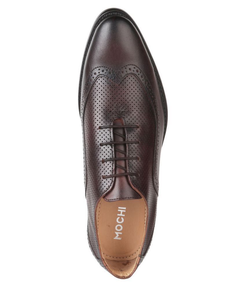 mochi brown formal shoes