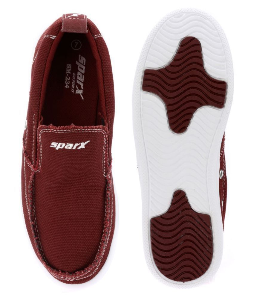 Sparx Maroon Loafers - Buy Sparx Maroon Loafers Online at Best Prices in India on Snapdeal