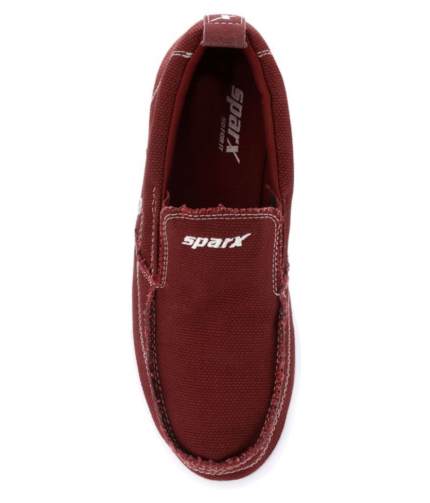 sparx men's mesh loafers