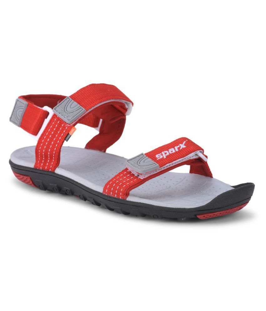 sparx sandals red