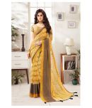 Shaily Retails Yellow Georgette Saree