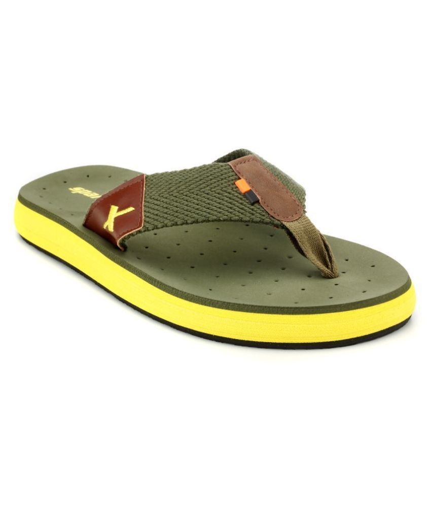 Sparx Green Thong Flip Flop Price in 