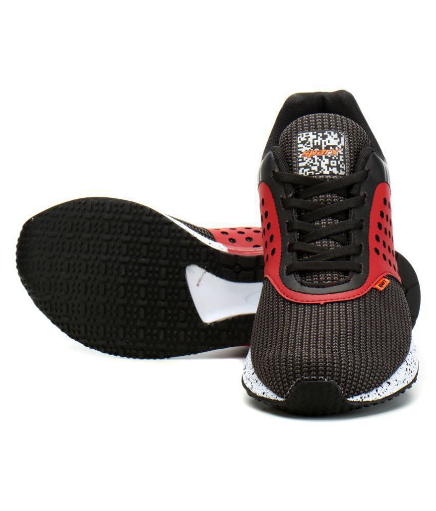 Sparx Men SM-318 Black Running Shoes 