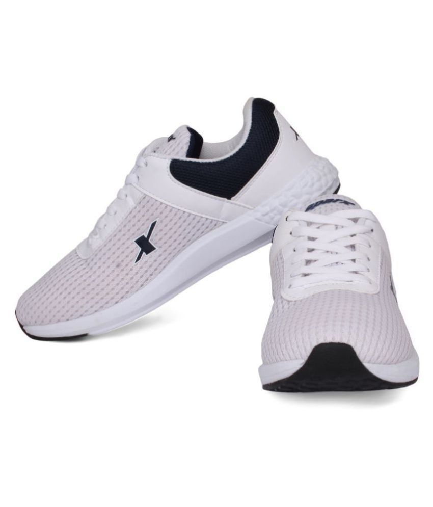 sparx white canvas sneakers
