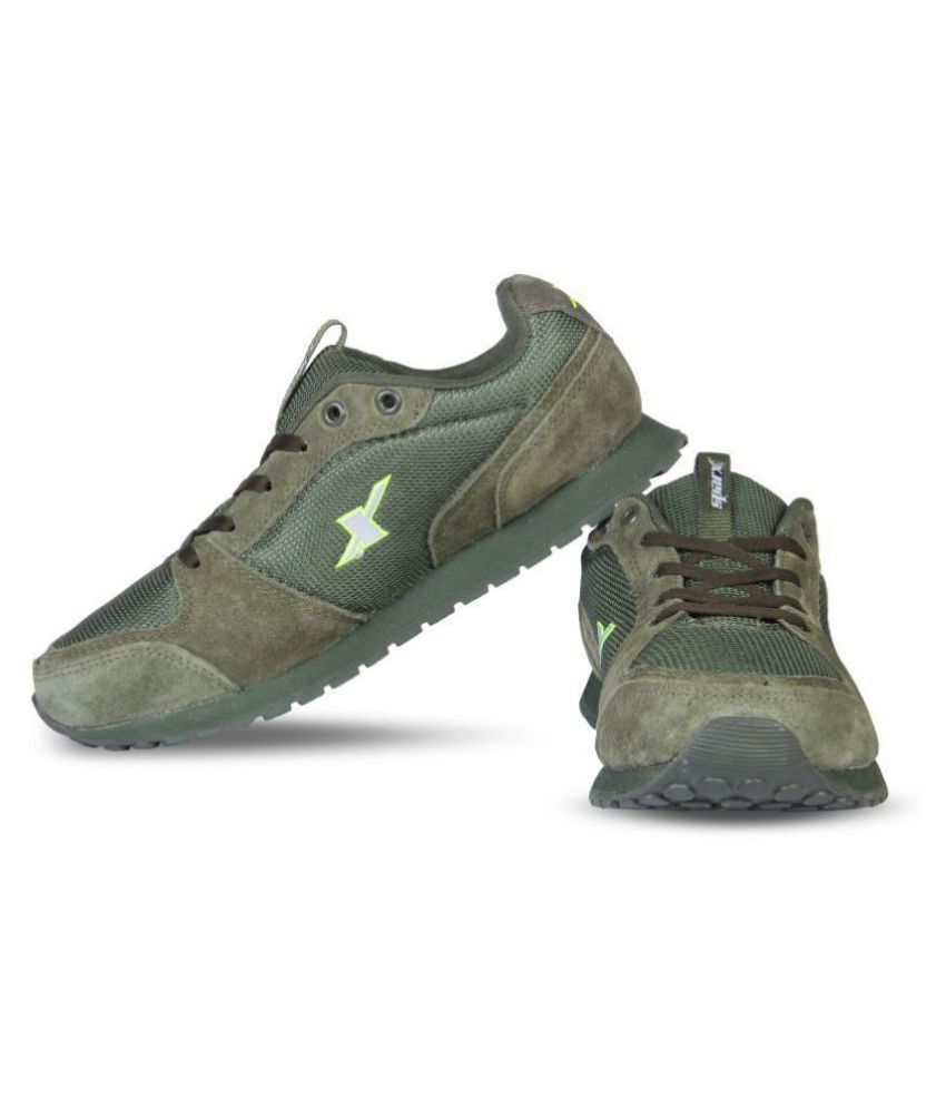 Sparx SM-438 Olive Running Shoes