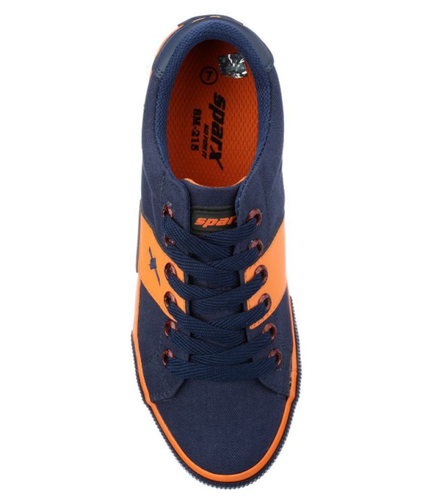 sparx navy blue shoes