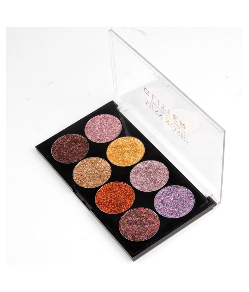 Miss Rose Glitter Pallet 8 Color 700188 (M3) Eyes Pressed Powder