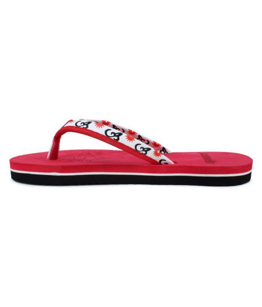 Sparx Red Slippers Price in India- Buy Sparx Red Slippers Online at ...