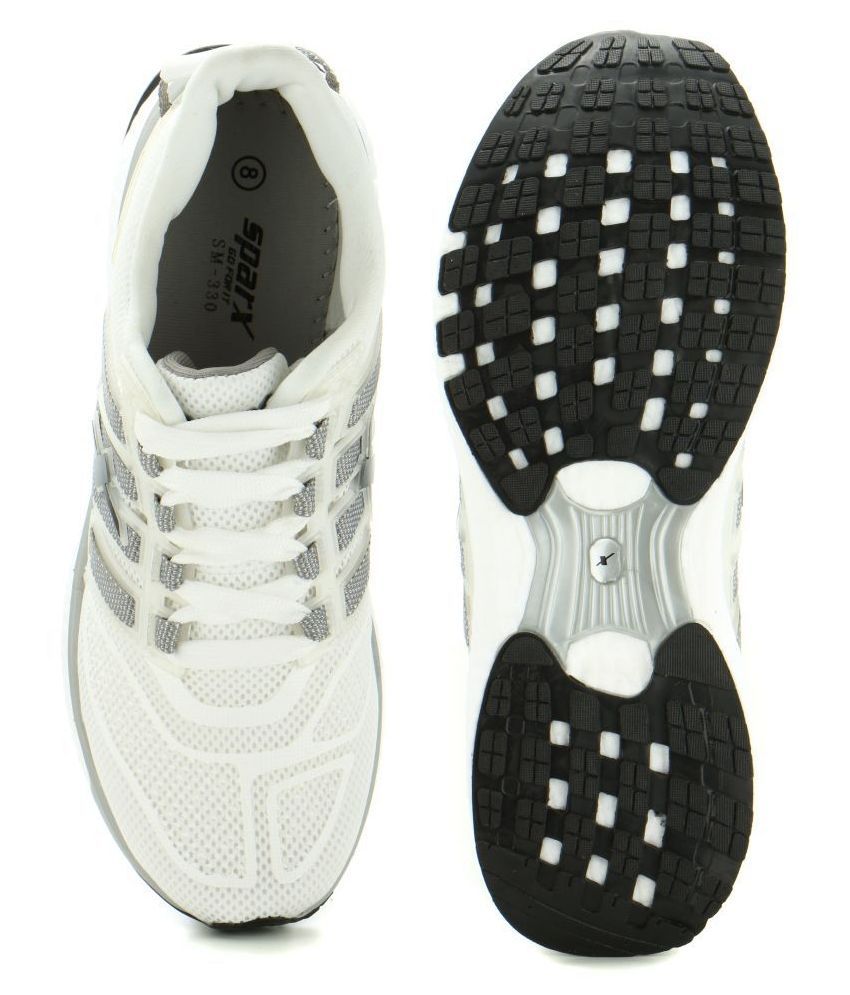 Sparx SM-330 White Running Shoes - Buy 