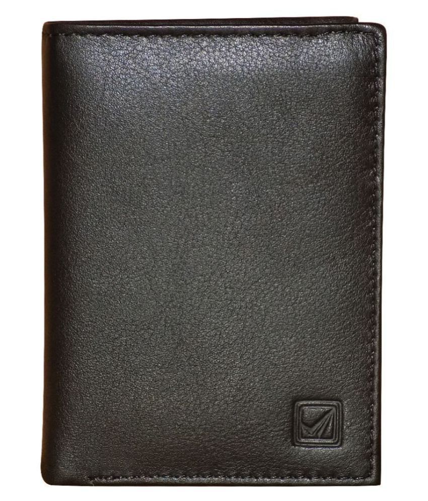     			Style 98 - Black Leather Men's Long Wallet ( Pack of 1 )