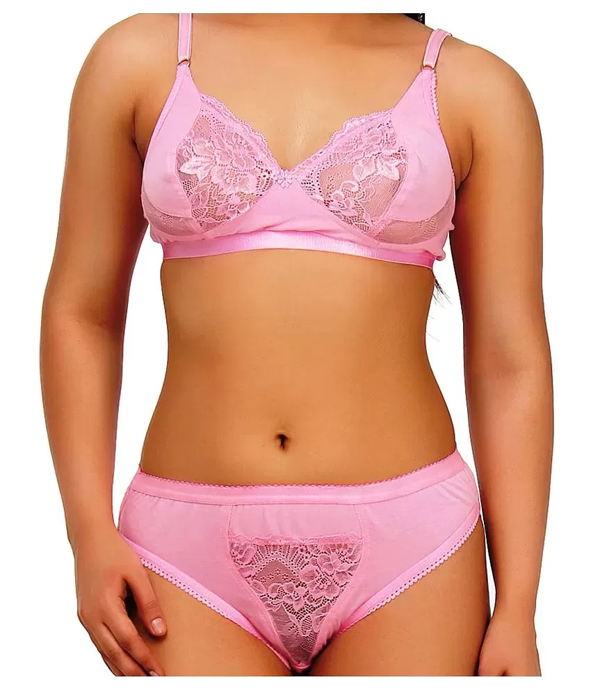 TCG Cotton Lycra Bra and Panty Set - Buy TCG Cotton Lycra Bra and Panty Set  Online at Best Prices in India on Snapdeal