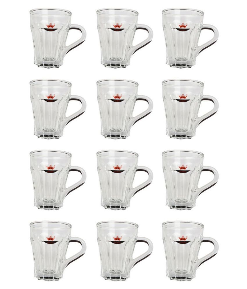     			Afast Glass Tea, Coffee Cup Set, Transparent, Pack Of 12, 100 ml