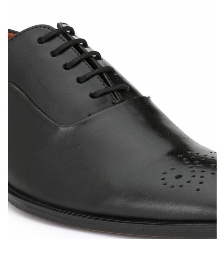 alberto torresi black formal derby shoes
