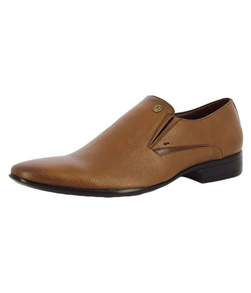 Genuine Leather Tan Formal Shoes 