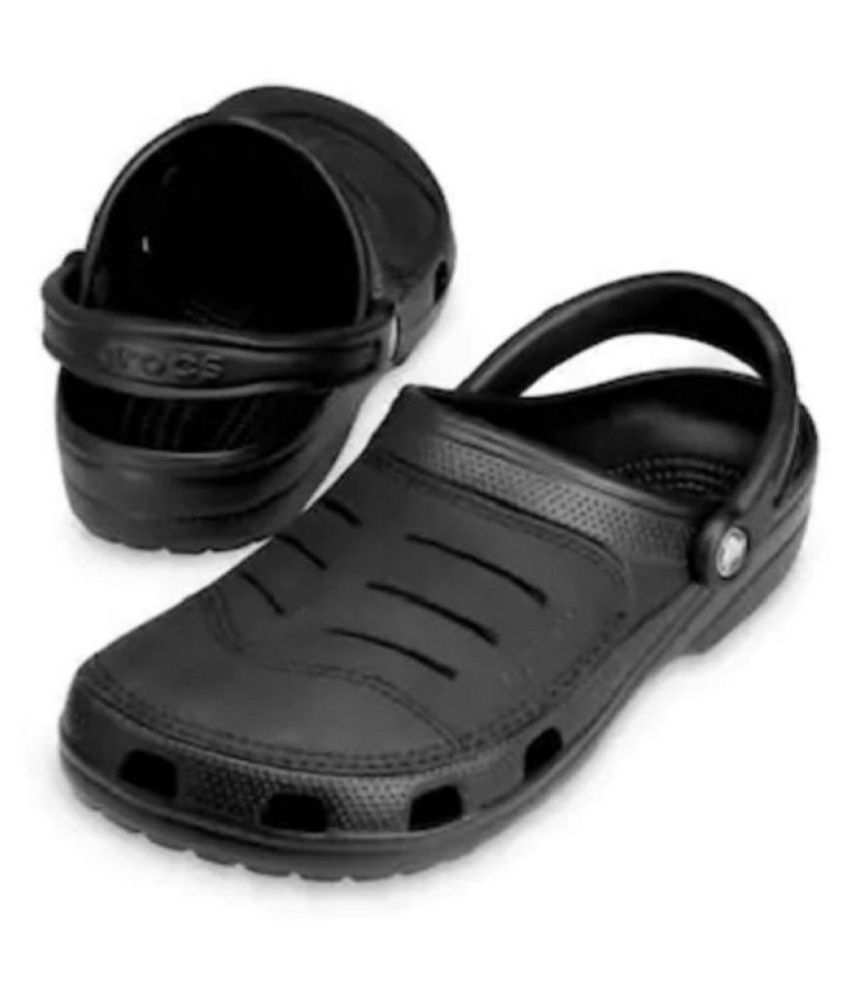 Crocs Black Suede Floater Sandals - Buy Crocs Black Suede Floater ...