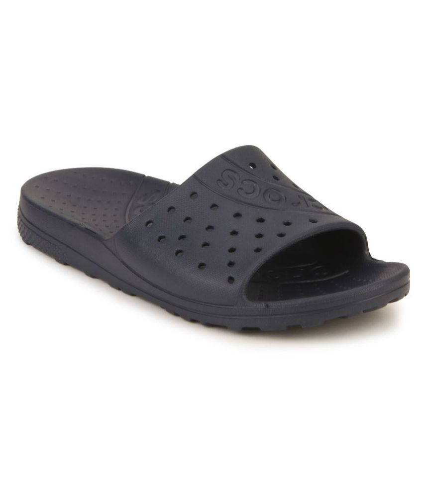 Crocs Black Rubber Floater Sandals - Buy Crocs Black Rubber Floater Sandals Online at Best 