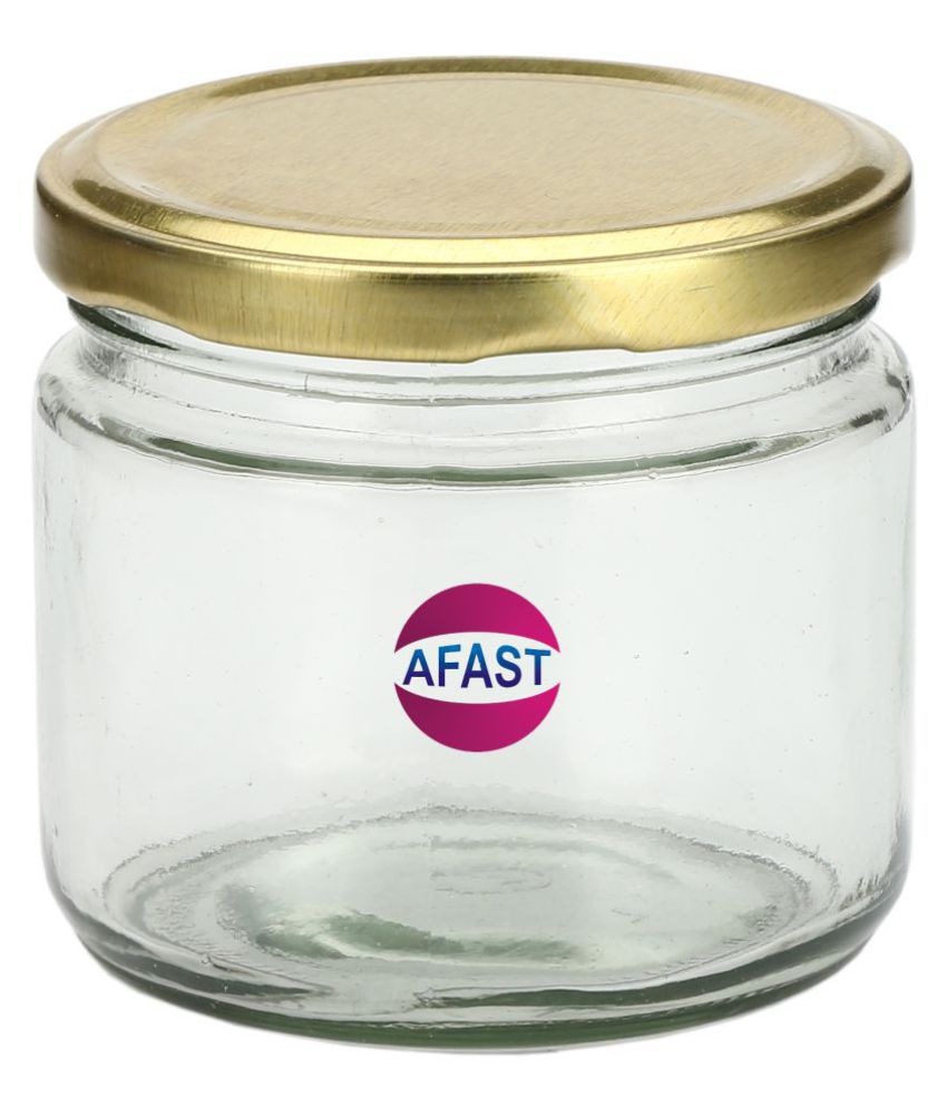     			Afast Glass Container, Transparent, Pack Of 1, 300 ml