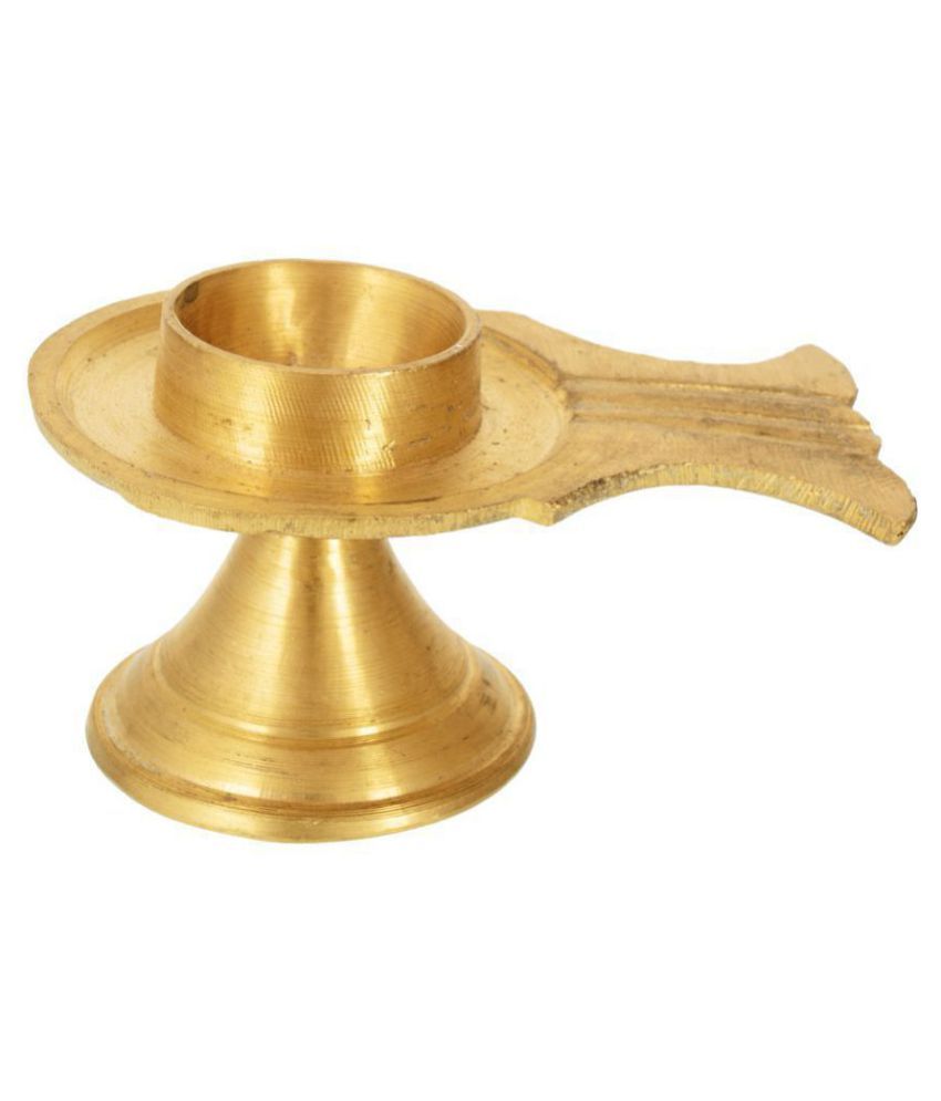     			Kesar Zems Brass Jaladhari (9 cm x 6 cm x 5 cm, Gold)