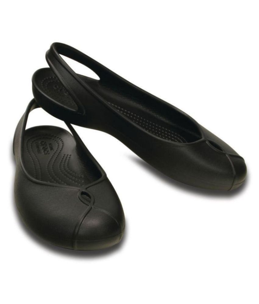 Crocs Black Ballerinas Price in India- Buy Crocs Black Ballerinas ...