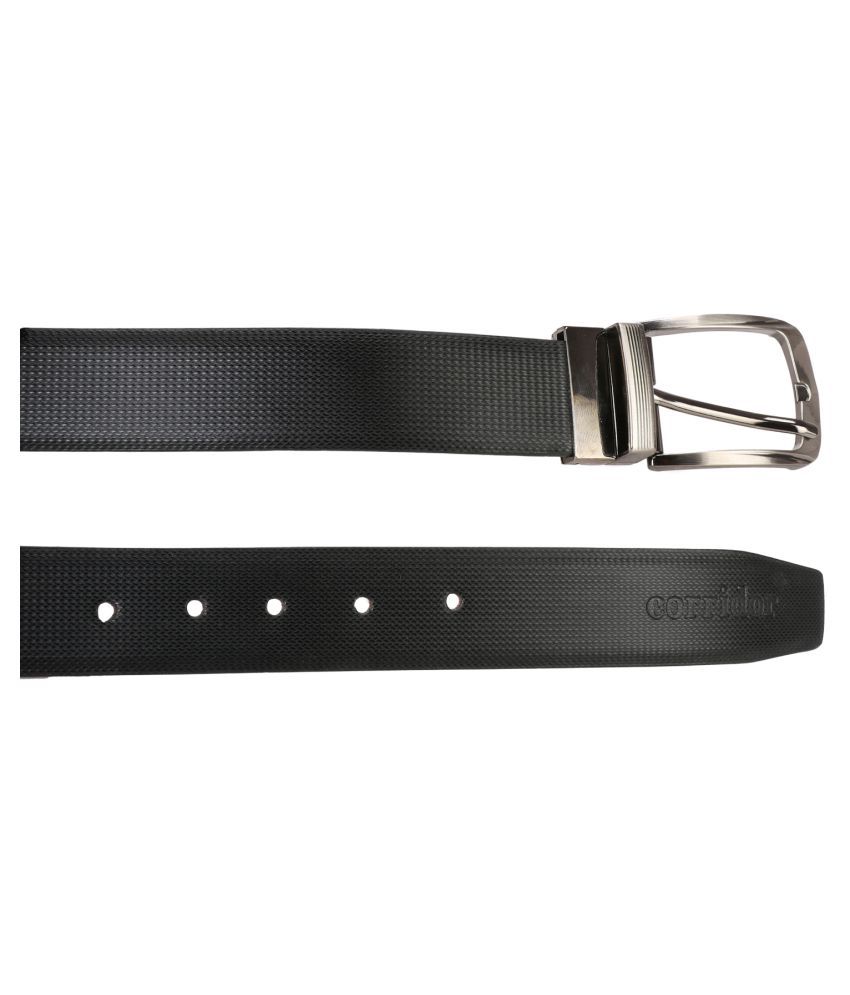 PRAYER Black PU Formal Belt: Buy Online at Low Price in India - Snapdeal