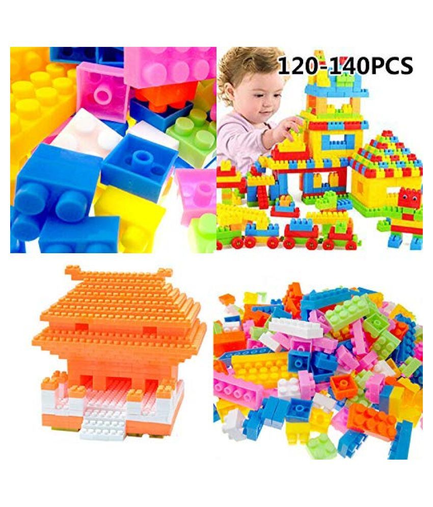 VARNA 200 Pcs Learn & Play Inspire Thinking Building Blocks Bricks Baby ...