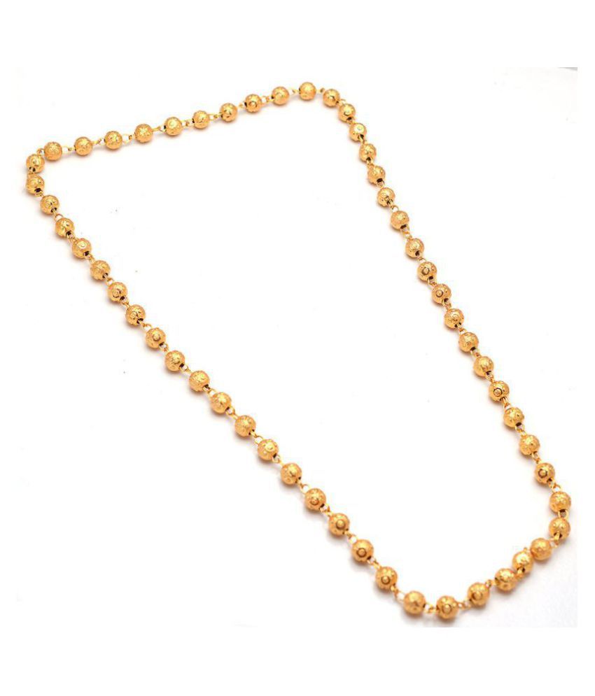 Digital Dress Room Alloy Golden Long Haram Traditional Gold Plated Necklace