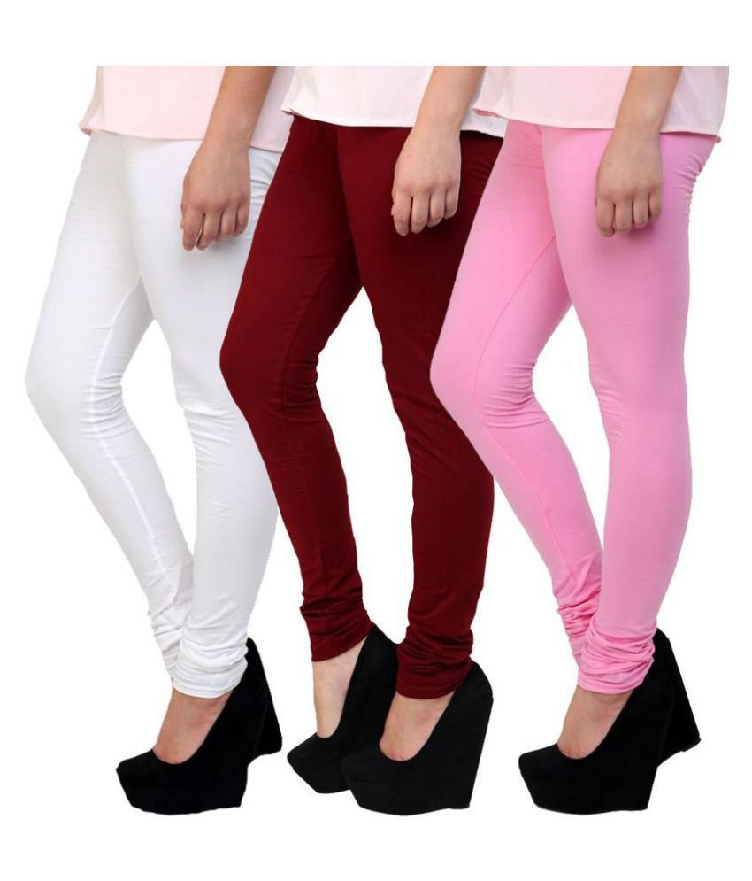     			Famaya Cotton Pack of 3 Leggings