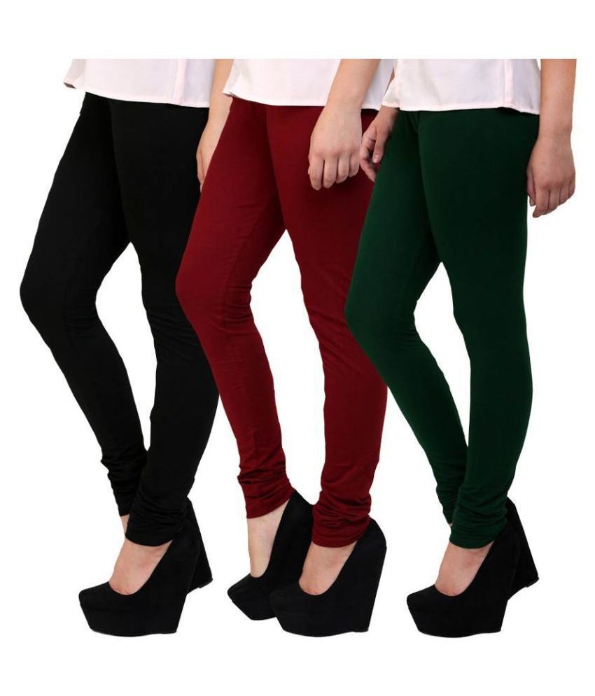 Buy Softline Red Solid 100% Cotton Leggings Online at Best Prices in India  - JioMart.