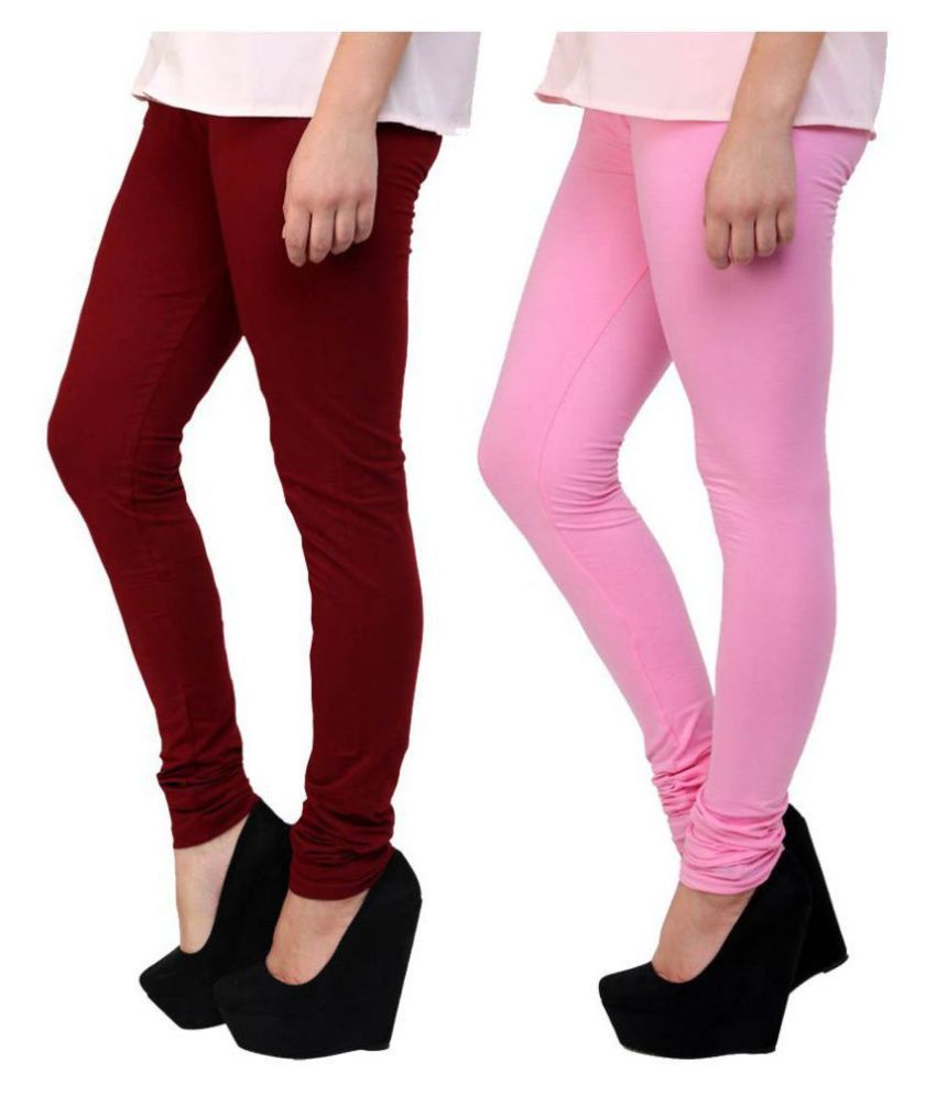     			Famaya Cotton Pack of 2 Leggings